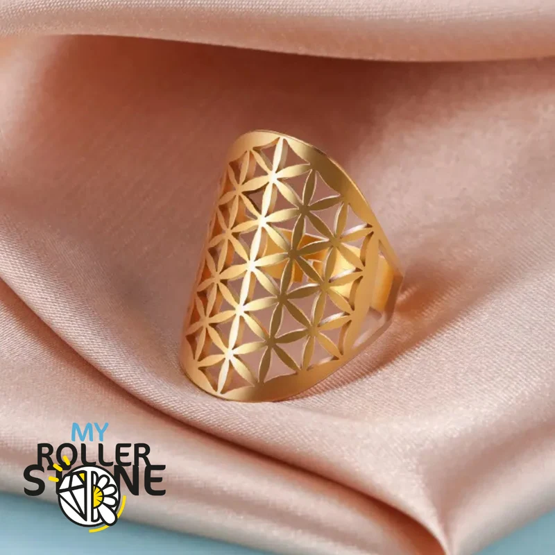 Anillo ajustable Flor de la Vida