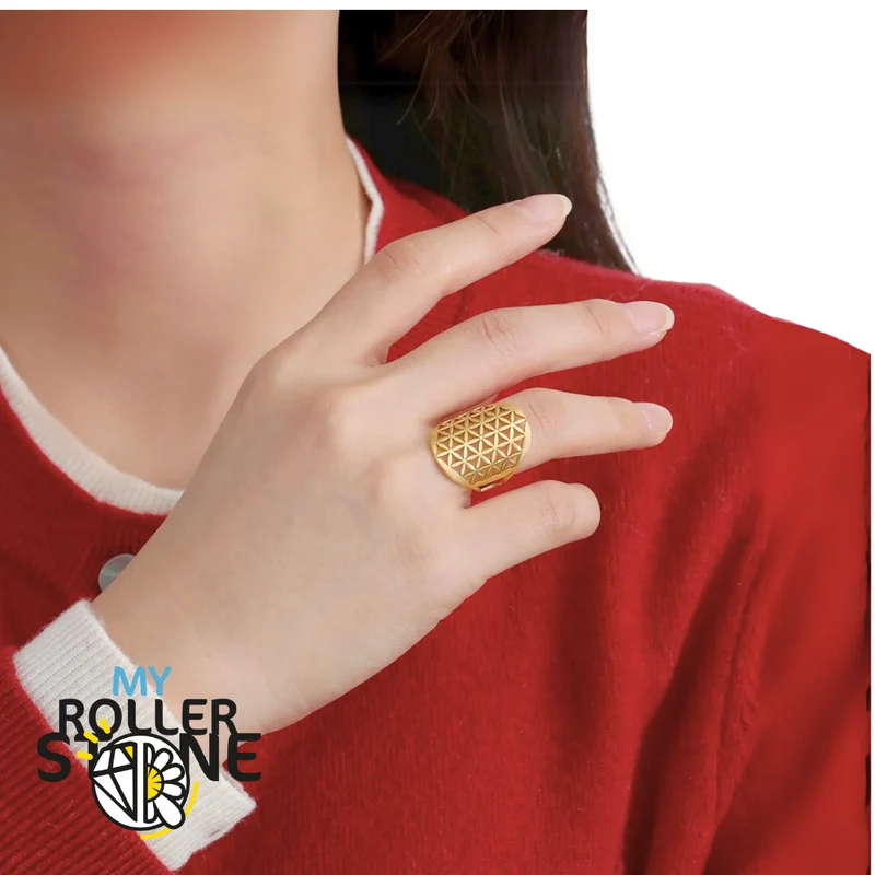 Anillo ajustable Flor de la Vida