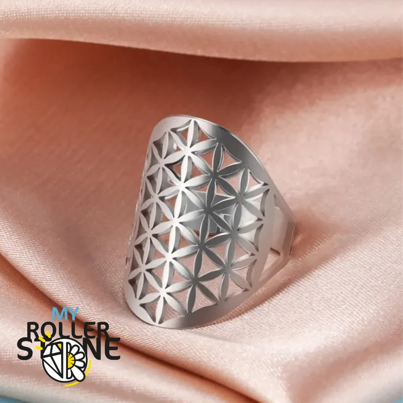 Anillo ajustable Flor de la Vida
