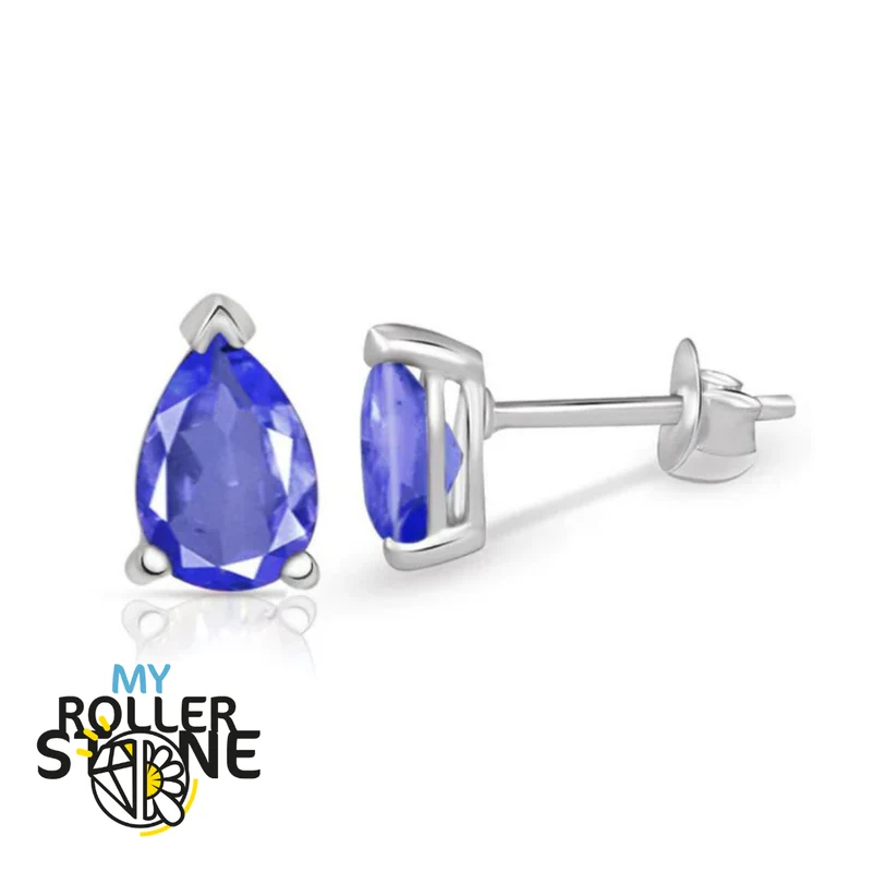 Pendientes Iolita Pera 3X5 MM