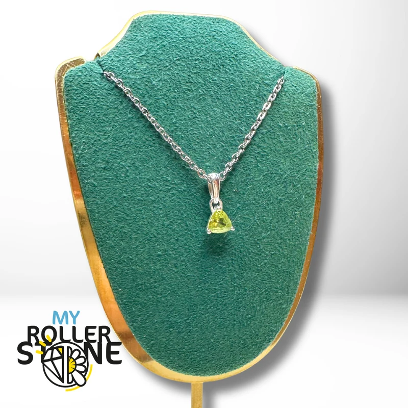 Colgante Solitario Trillon Peridoto