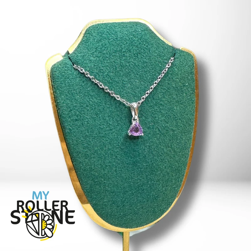 Colgante Solitario Trillon Amatista