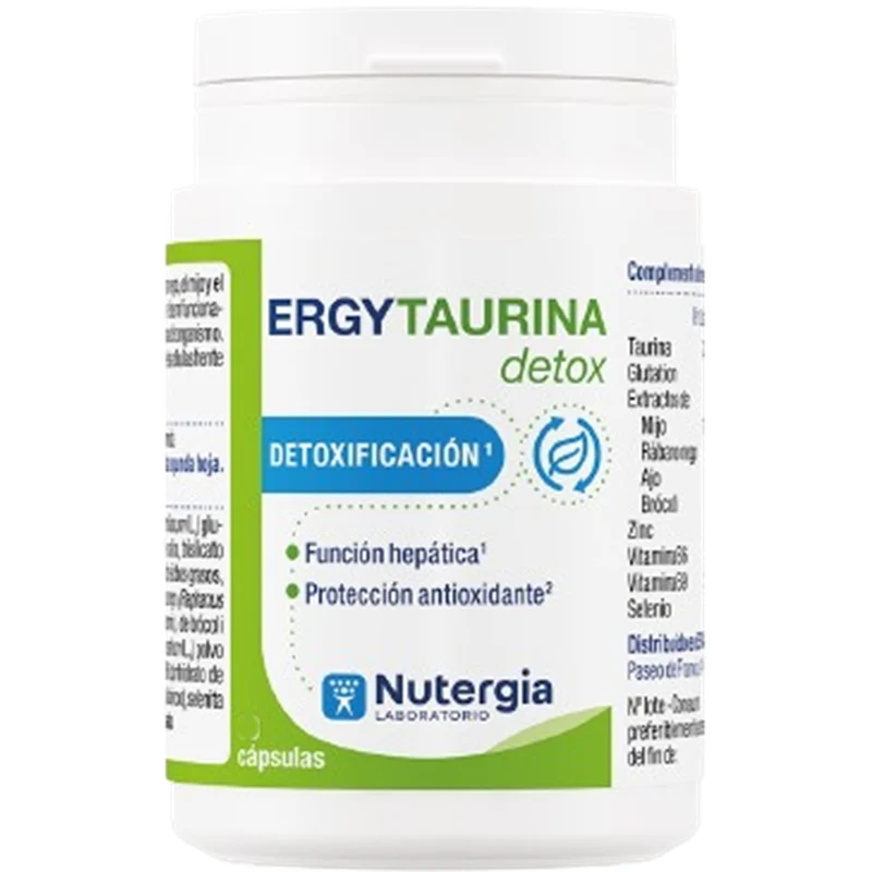 Ergytaurina Detox 60 cápsulas | Nutergia
