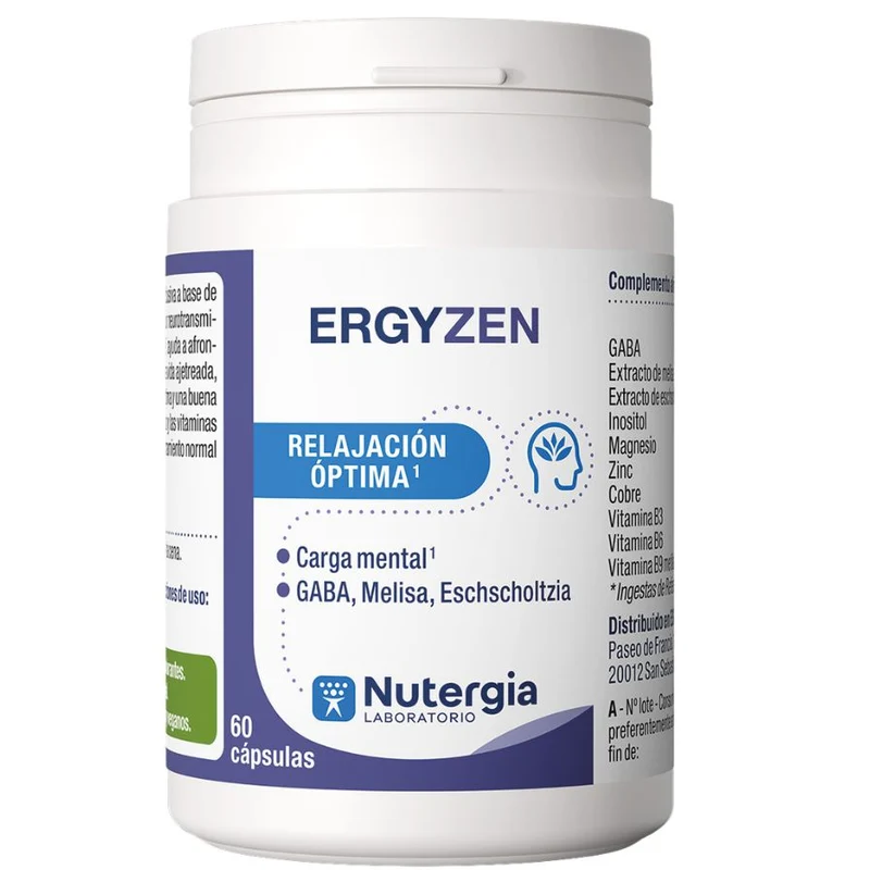 Ergyzen 60 cápsulas | Nutergia