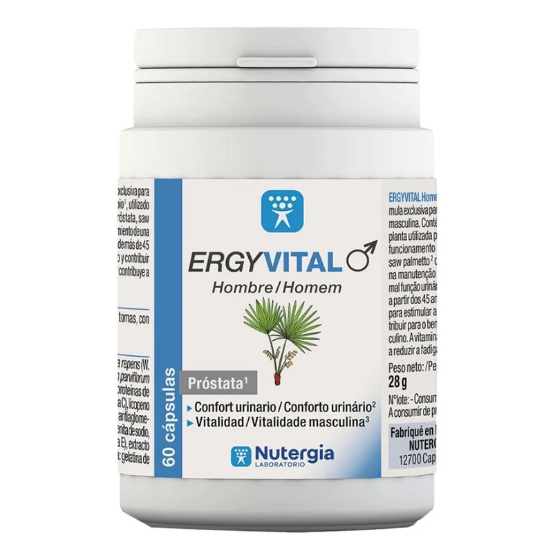 Ergyvital Hombre 60 cápsulas | Nutergia
