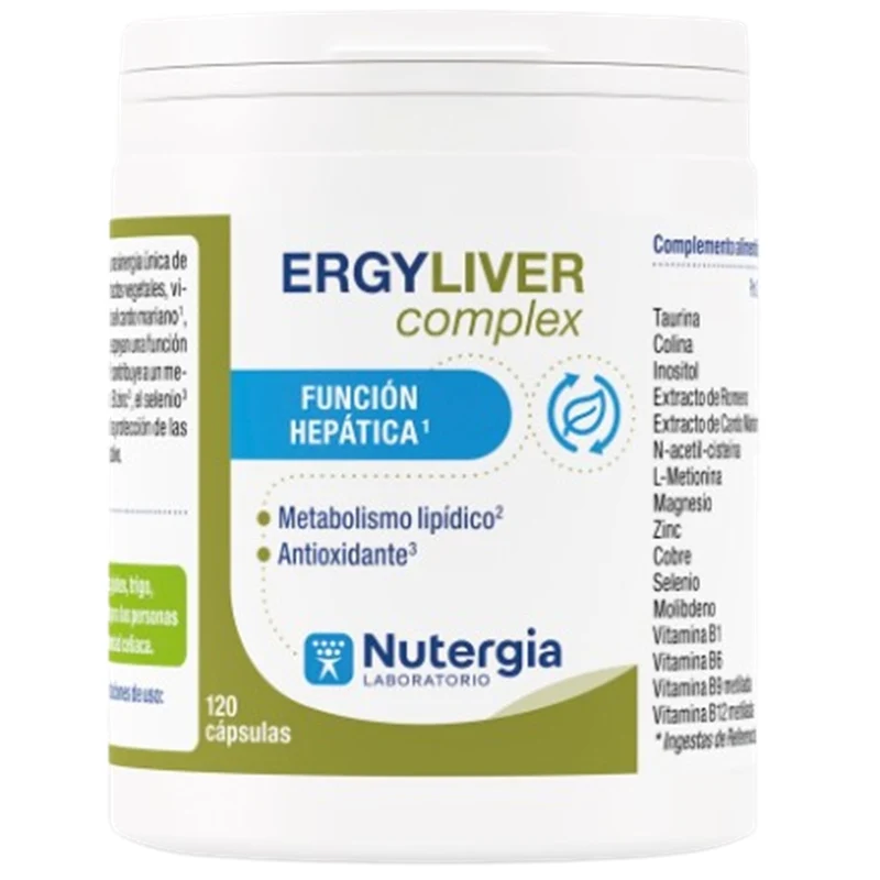 Ergyliver Complex 120 cápsulas | Nutergia