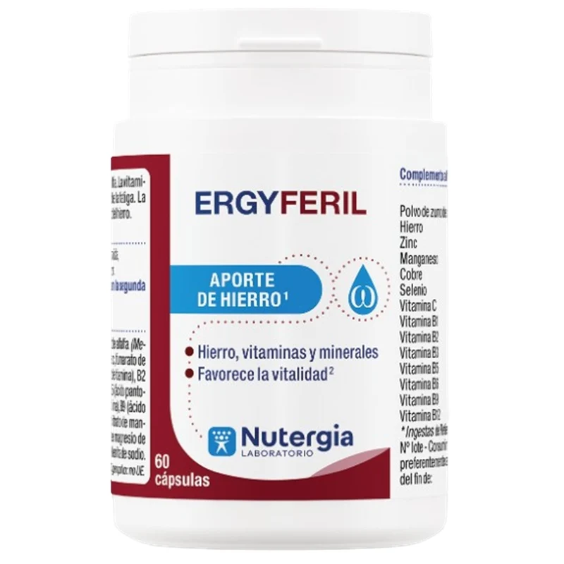 Ergyferil 60 cápsulas | Nutergia
