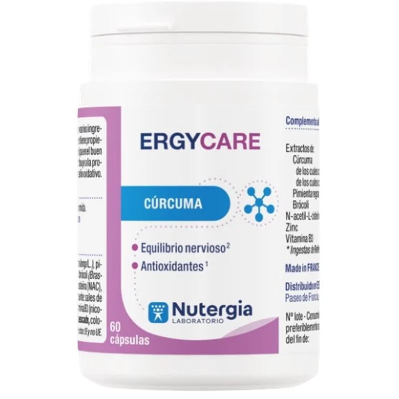 Ergycare 60 cápsulas | Nutergia