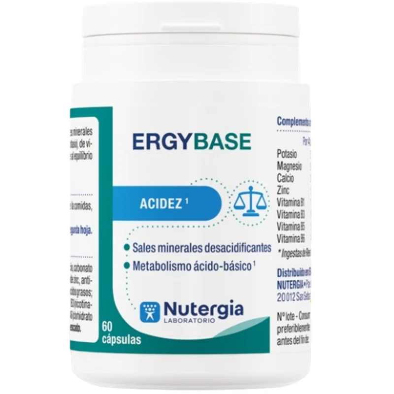 Ergybase 60 cápsulas | Nutergia