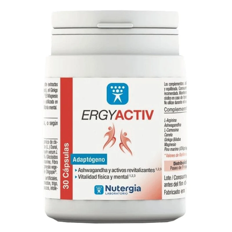 Ergyactiv 30 cápsulas | Nutergia