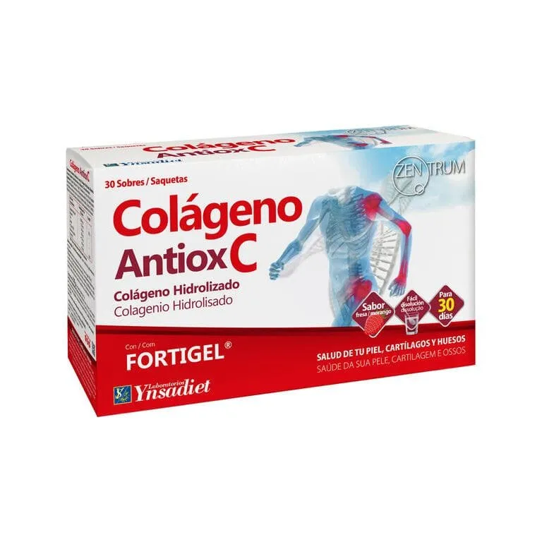 Colágeno Antiox Fortigel 30 sobres | Ynsadiet