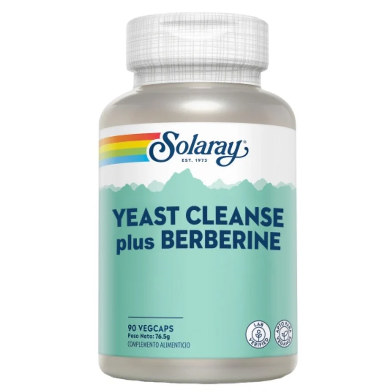 Yeast Cleanse + Berberine 90 cápsulas | Solaray