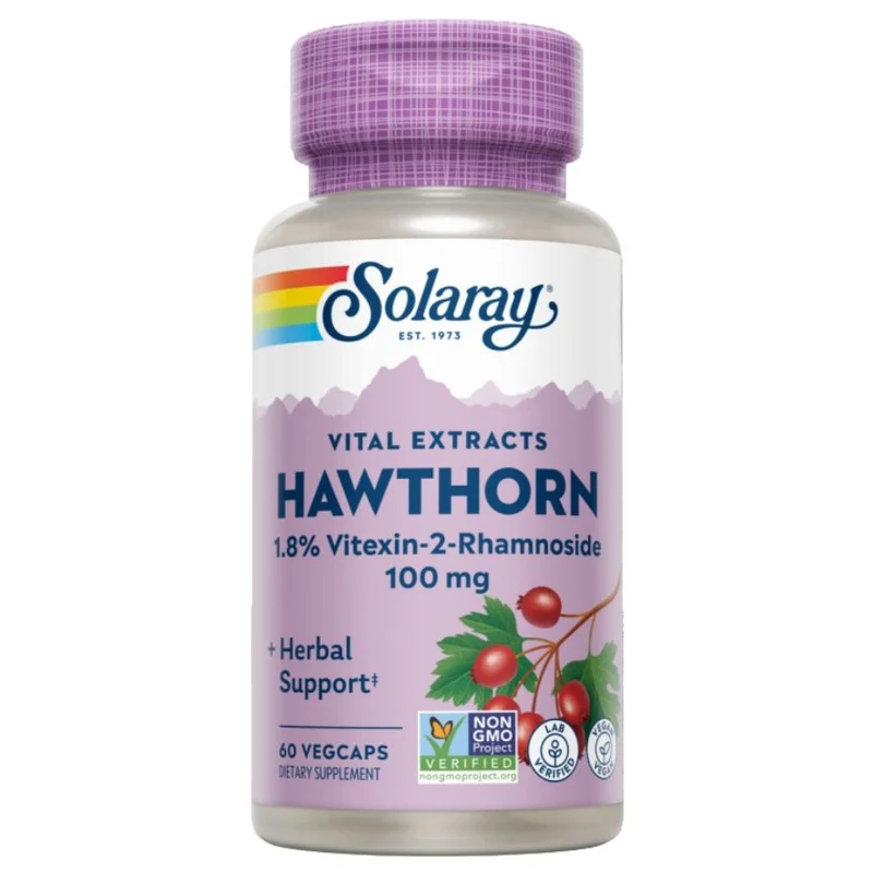 Hawthorn Extract 60 cápsulas | Solaray