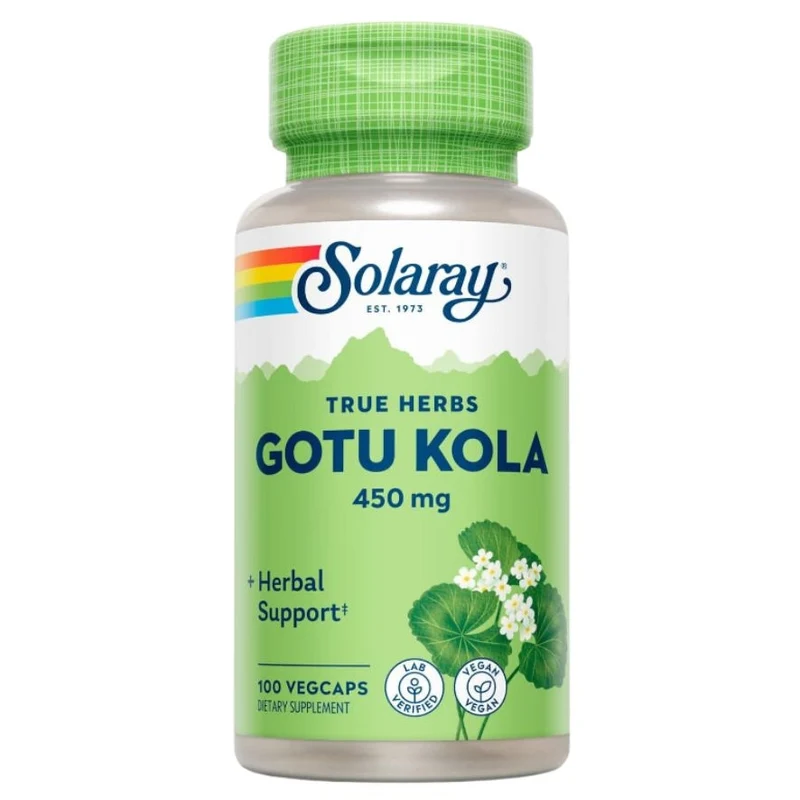 Gotu Kola 100 cápsulas | Solaray