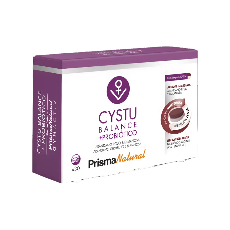 Cystu Balance + Probióticos 30 comprimidos | Prisma Natural