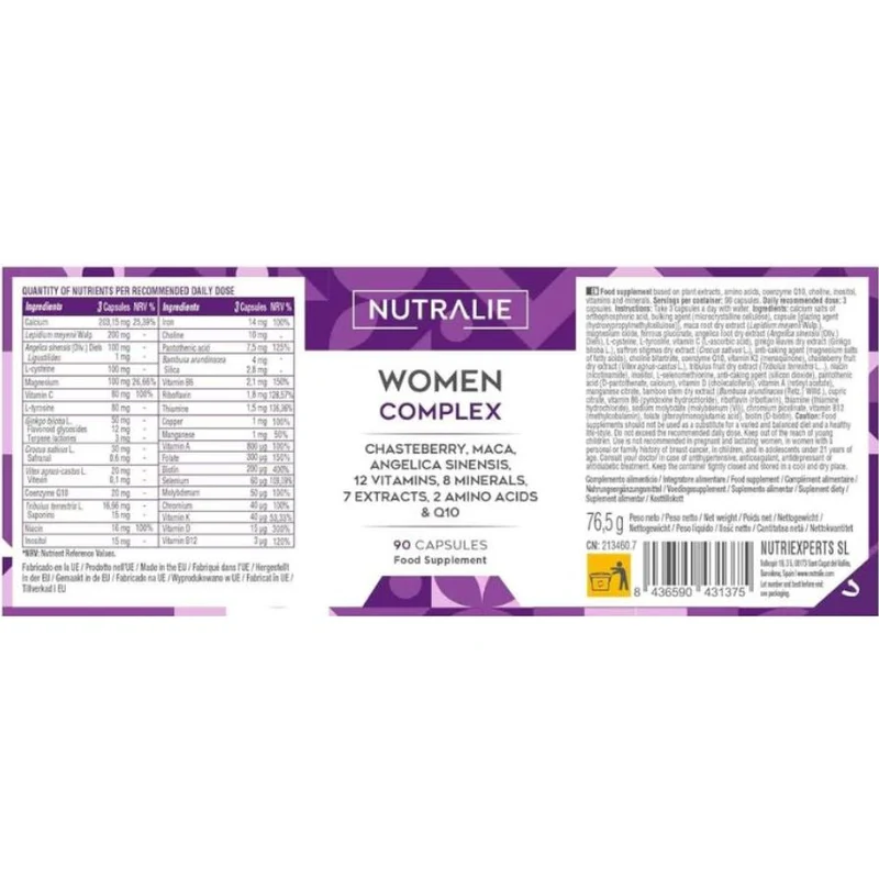 Women Complex 90 cápsulas | Nutralie