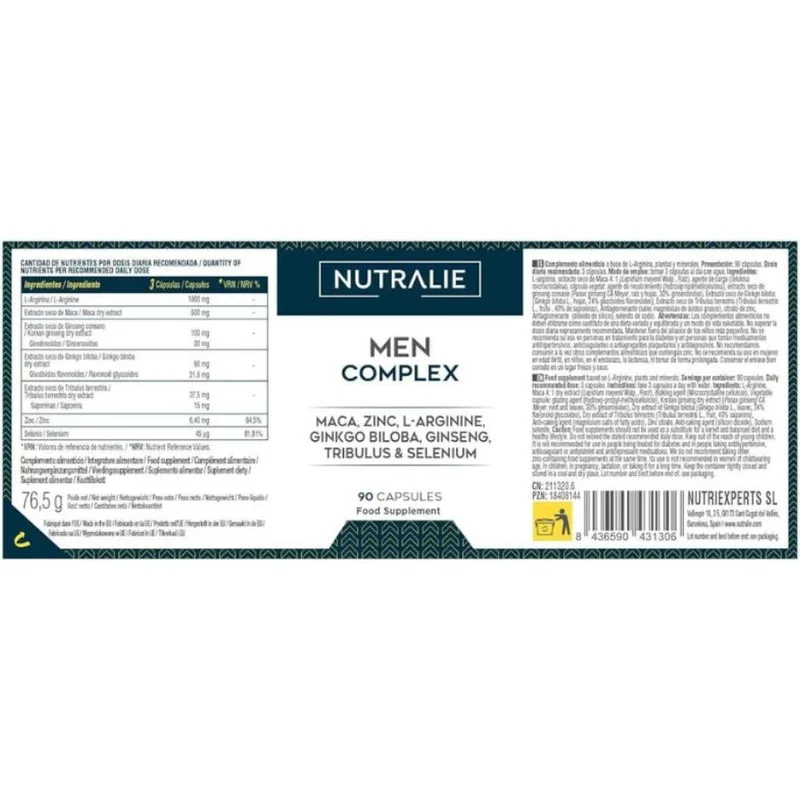 Men Complex 90 cápsulas | Nutralie