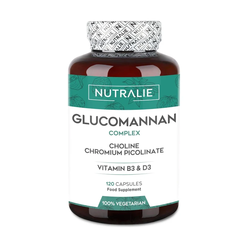 Glucomannan Complex 120 cápsulas | Nutralie