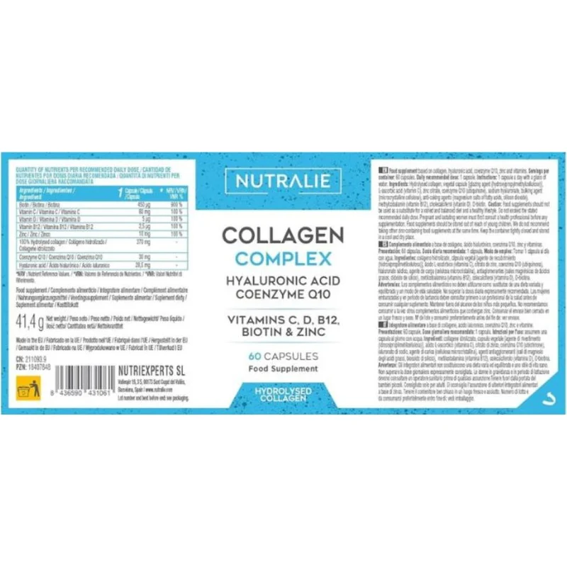 Colageno Complex 60 cápsulas | Nutralie