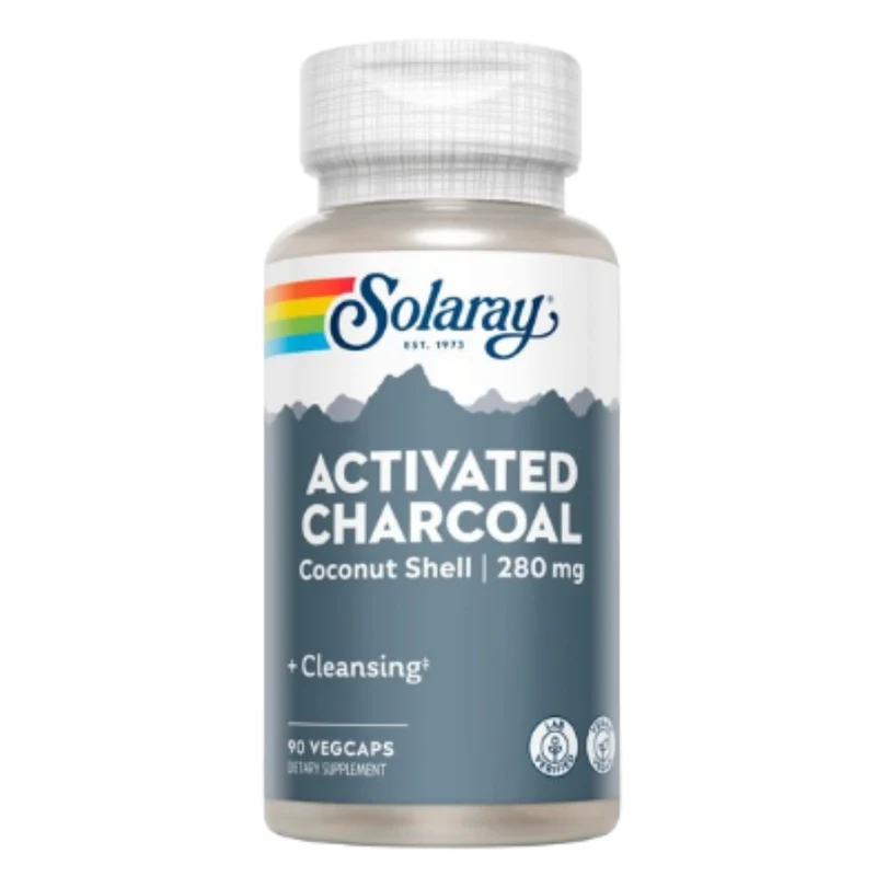 Charcoal Activated 90 cápsulas | Solaray