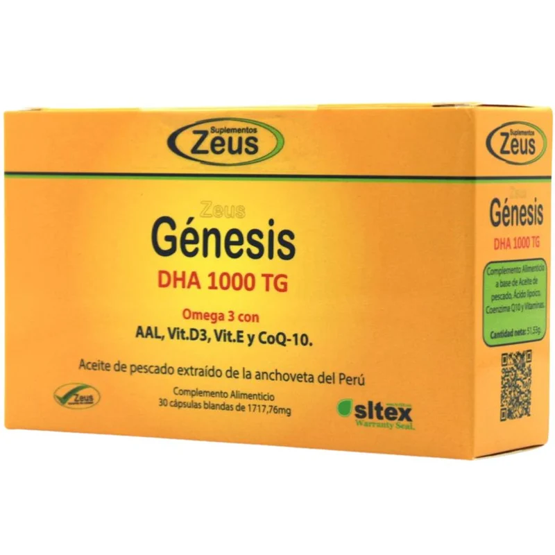 Genesis Dha 1000 TG cápsulas | Zeus