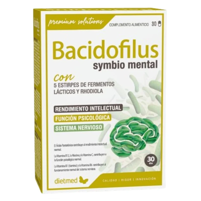 Bacidofilus Symbio Mental 30 cápsulas | Dietmed