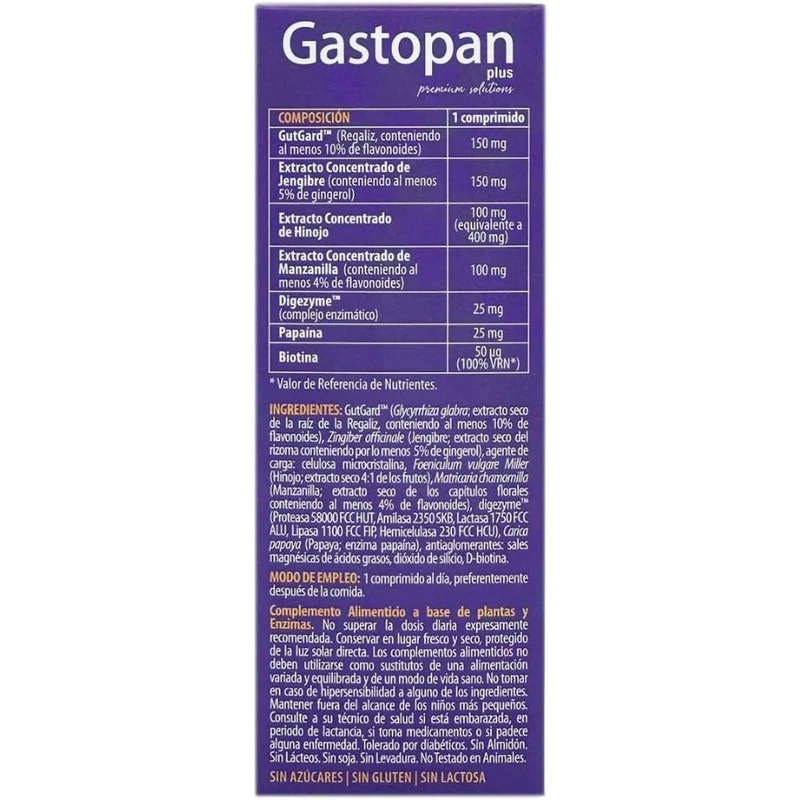 Gastopan Plus 30 comprimidos | Dietmed