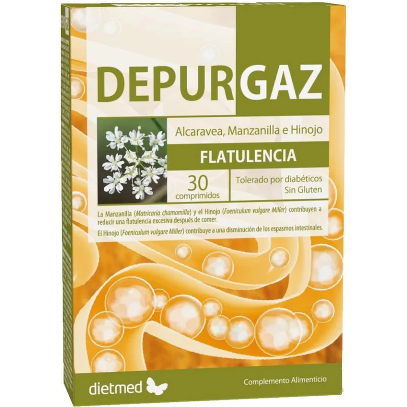 Depurgaz 30 comprimidos | Dietmed