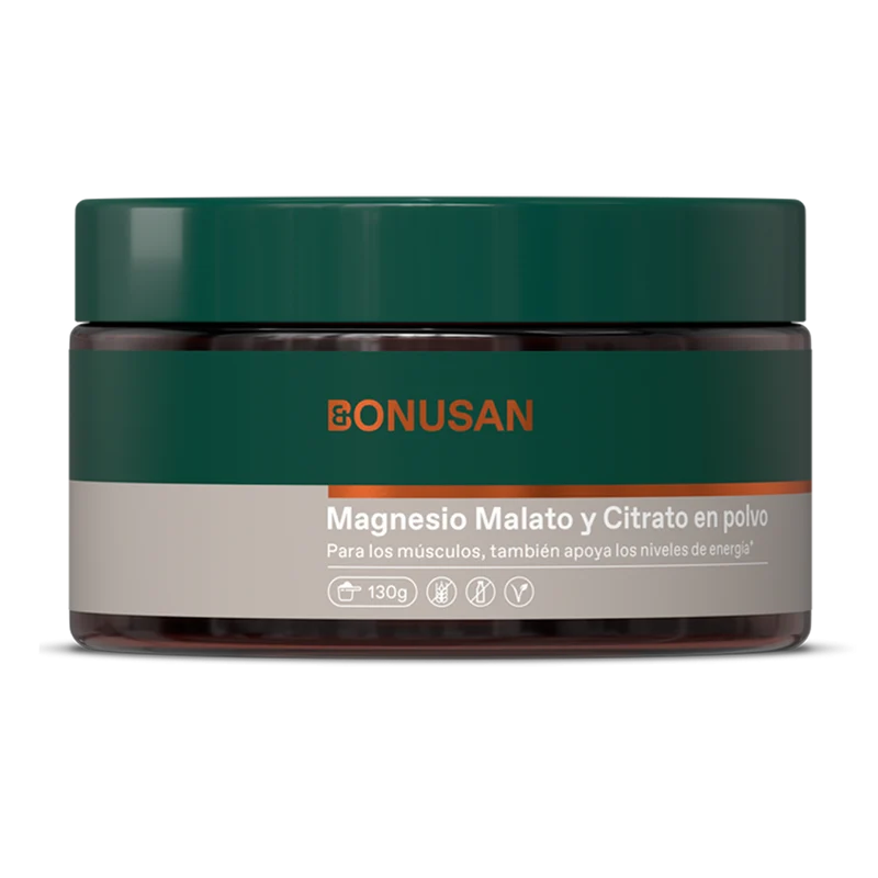 Magnesio Malato y Citrato 130 gr | Bonusan