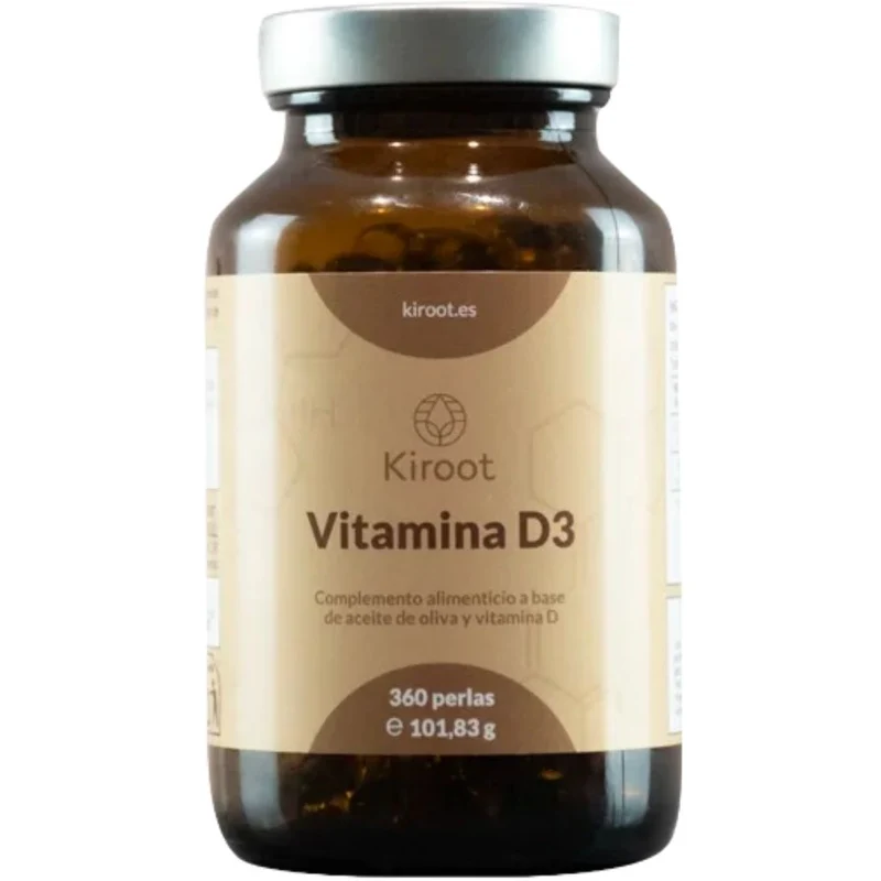 Vitamina D3 360 perlas | Kiroot