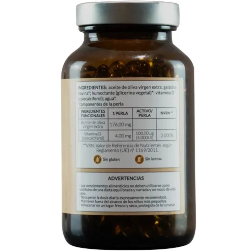 Vitamina D3 360 perlas | Kiroot