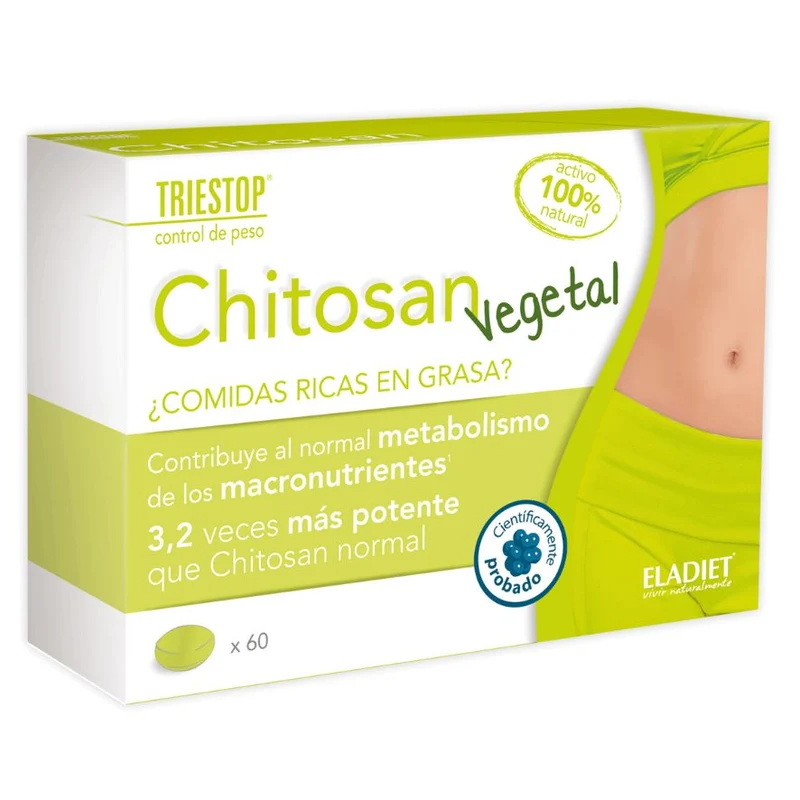 Chitosan Vegetal 60 cápsulas | Eladiet