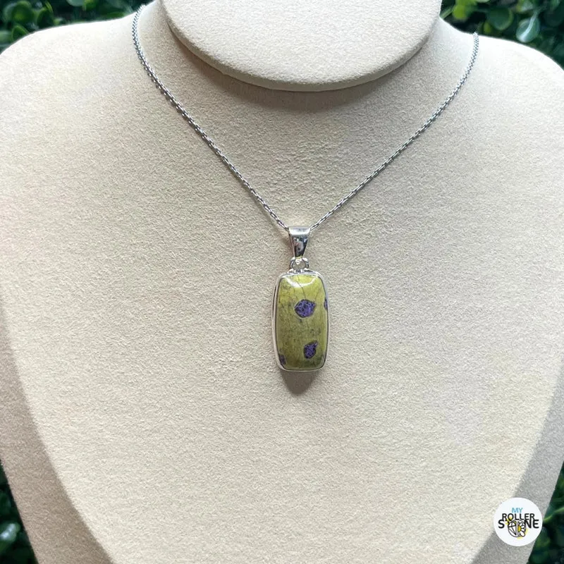 Colgante de Atlantisita de Plata 925 #1
