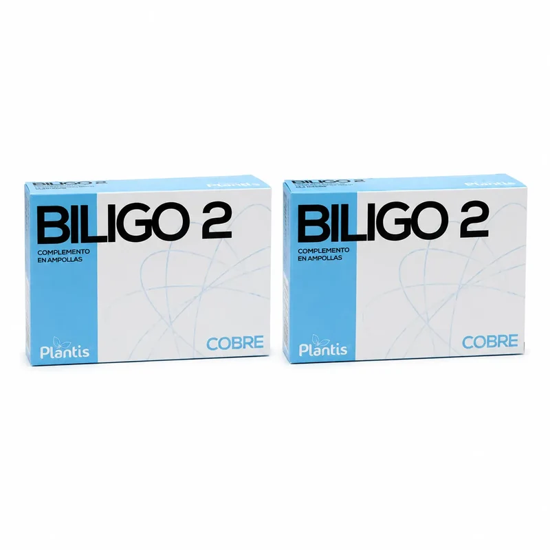 Plantis Biligo 2 Copper 20 ampoules x 2 ml, pack of 2