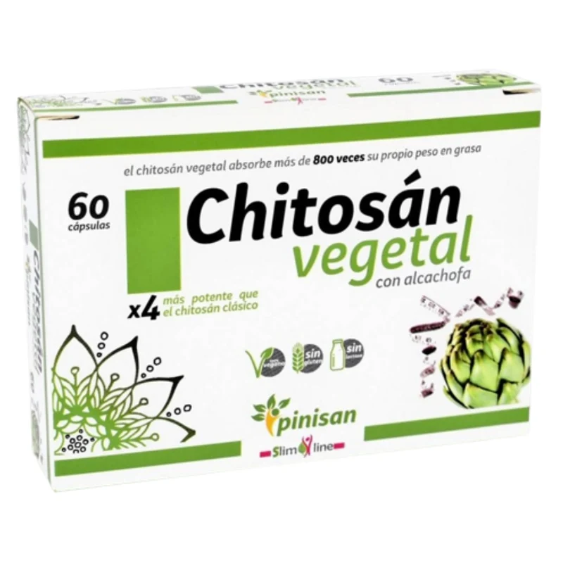 Chitosan Vegetal 60 cápsulas | Pinisan
