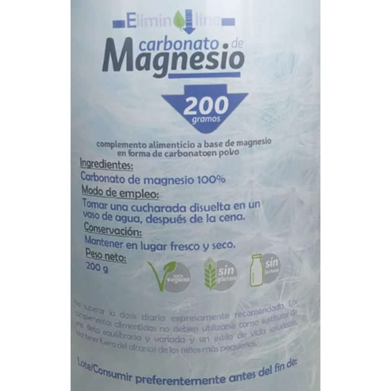 Carbonato De Magnesio 200 gr | Pinisan