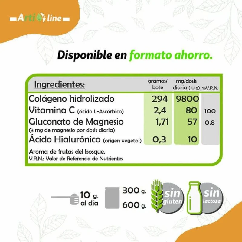 Colageno Hidrolizado polvo 300 gr | Pinisan