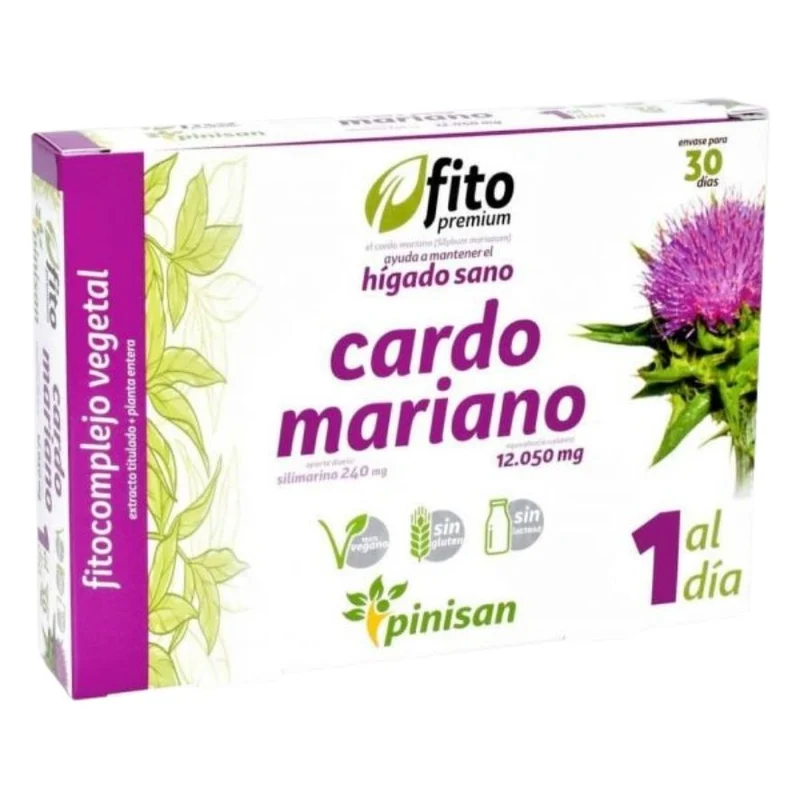 Fito Premium Cardo Mariano 30 cápsulas | Pinisan