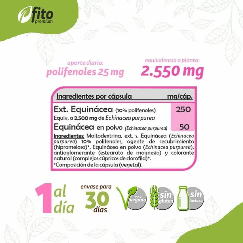 Fito Premium Equinacea 30 cápsulas | Pinisan
