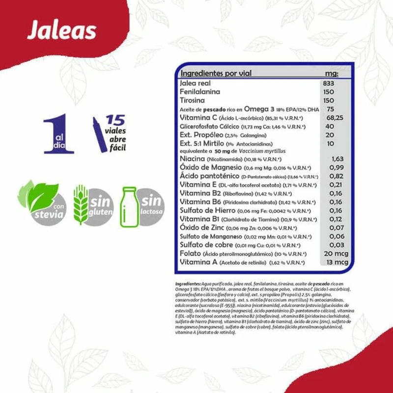 Jalea Real Adultos 15 viales | Pinisan