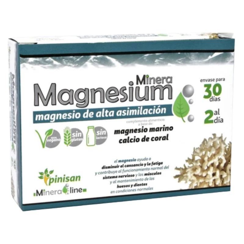 Mineraline Magnesium 60 cápsulas | Pinisan
