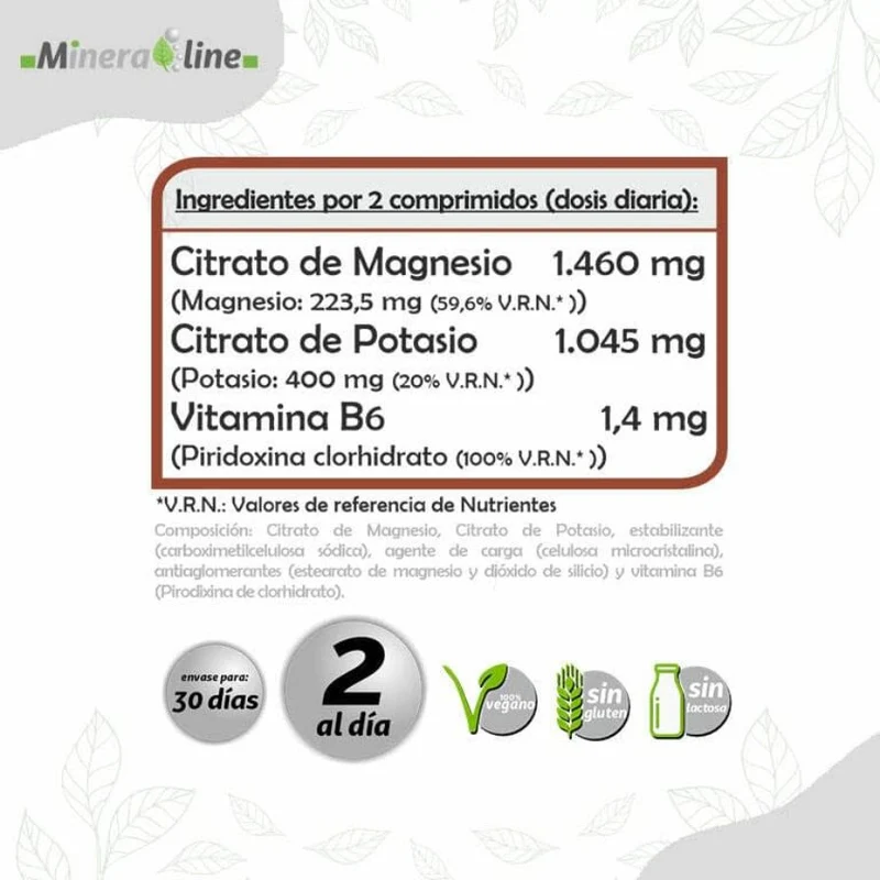 Mineraline Magnesium 60 cápsulas | Pinisan