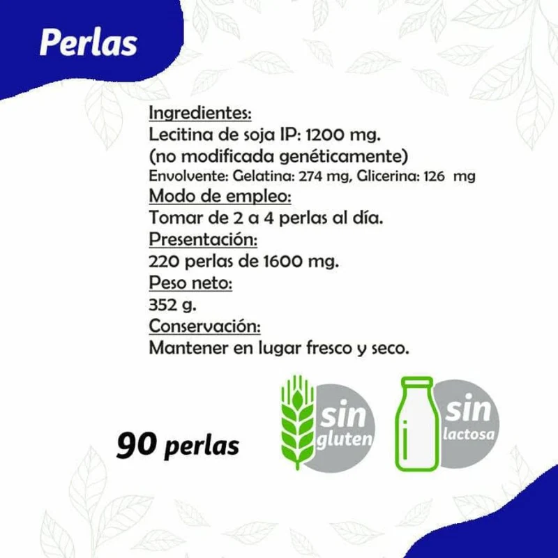 Lecitina Ip 90 perlas | Pinisan