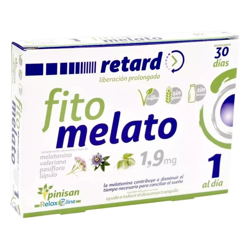 Relaxline Fitomelato Retard 30 cápsulas | Pinisan