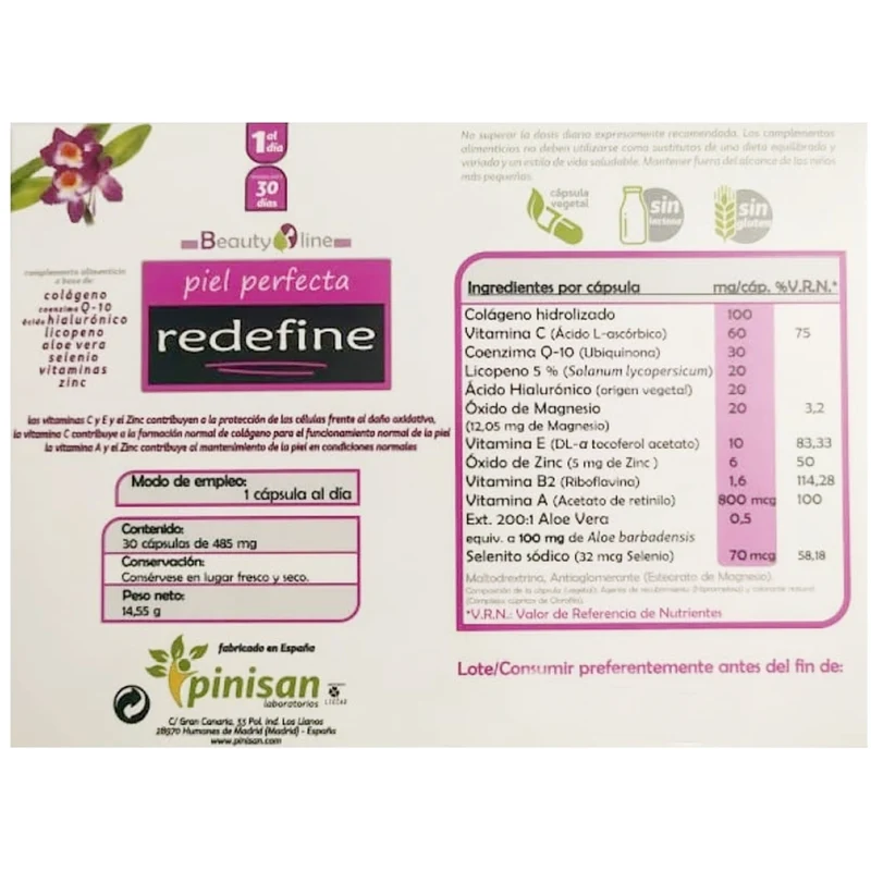 Redefine 30 cápsulas | Pinisan