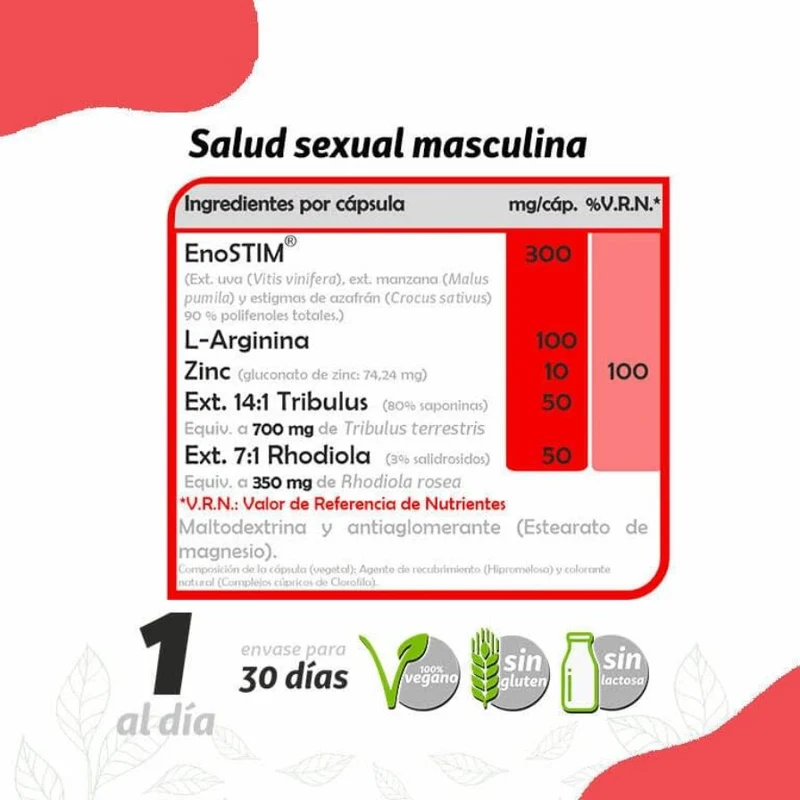 Sensual Up 30 cápsulas | Pinisan