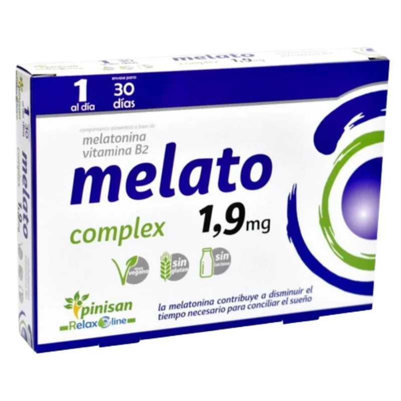 Relaxline Melato Complex 1,9 mg 30 cápsulas | Pinisan