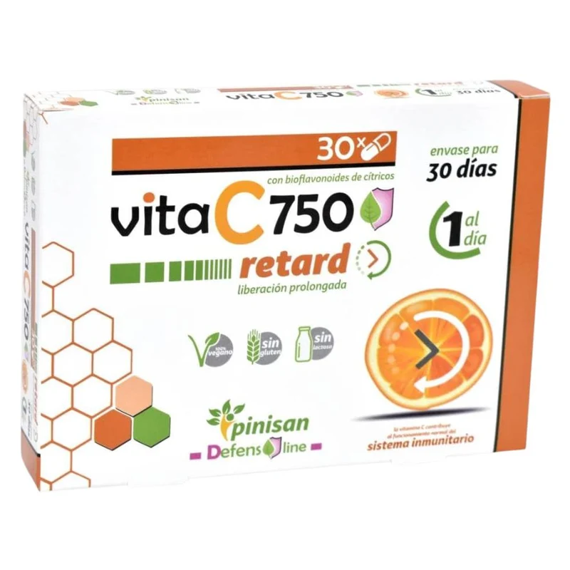 Vita C Retard 30 cápsulas | Pinisan