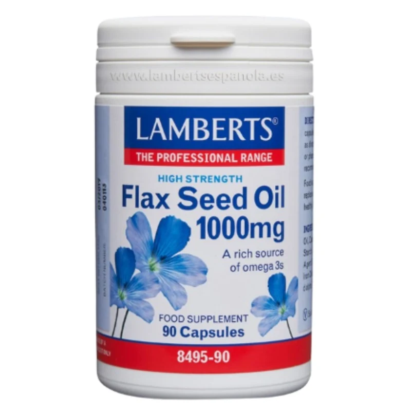 Aceite de semillas de Lino 1000 mg 90 Capsulas | Lamberts