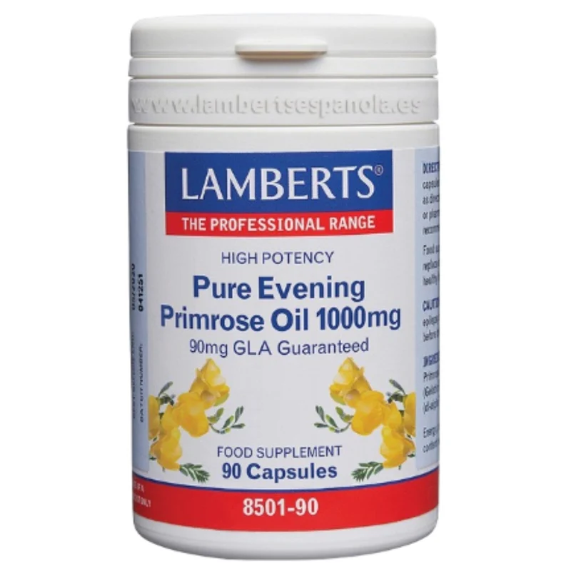 Aceite de Primula Puro 1000mg 90 Capsulas | Lamberts
